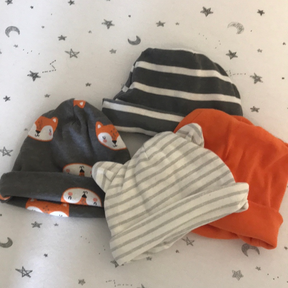 Newborn baby hat lot